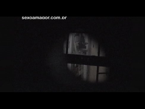 ❤️ Blondie vin an kasèt yon voyeur nan katye kache dèyè brik kre ❤️ Sèks super nan nou ️❤
